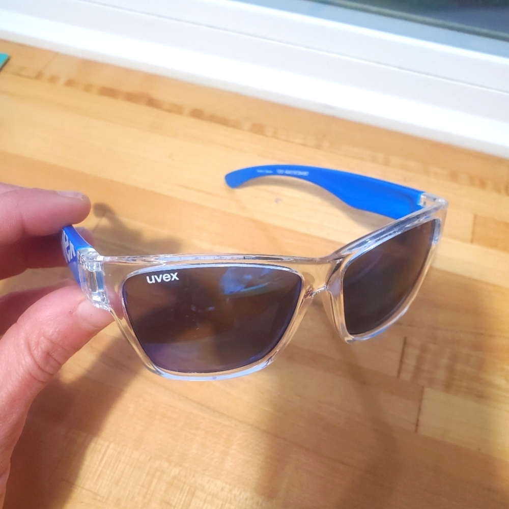 Kids Uvex Sunglasses, blue